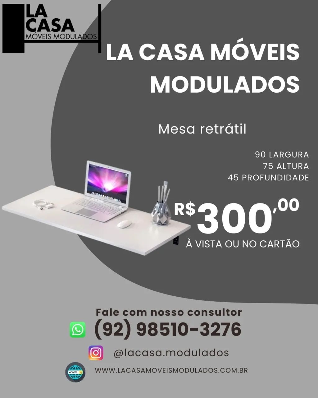 Mesa retrátil