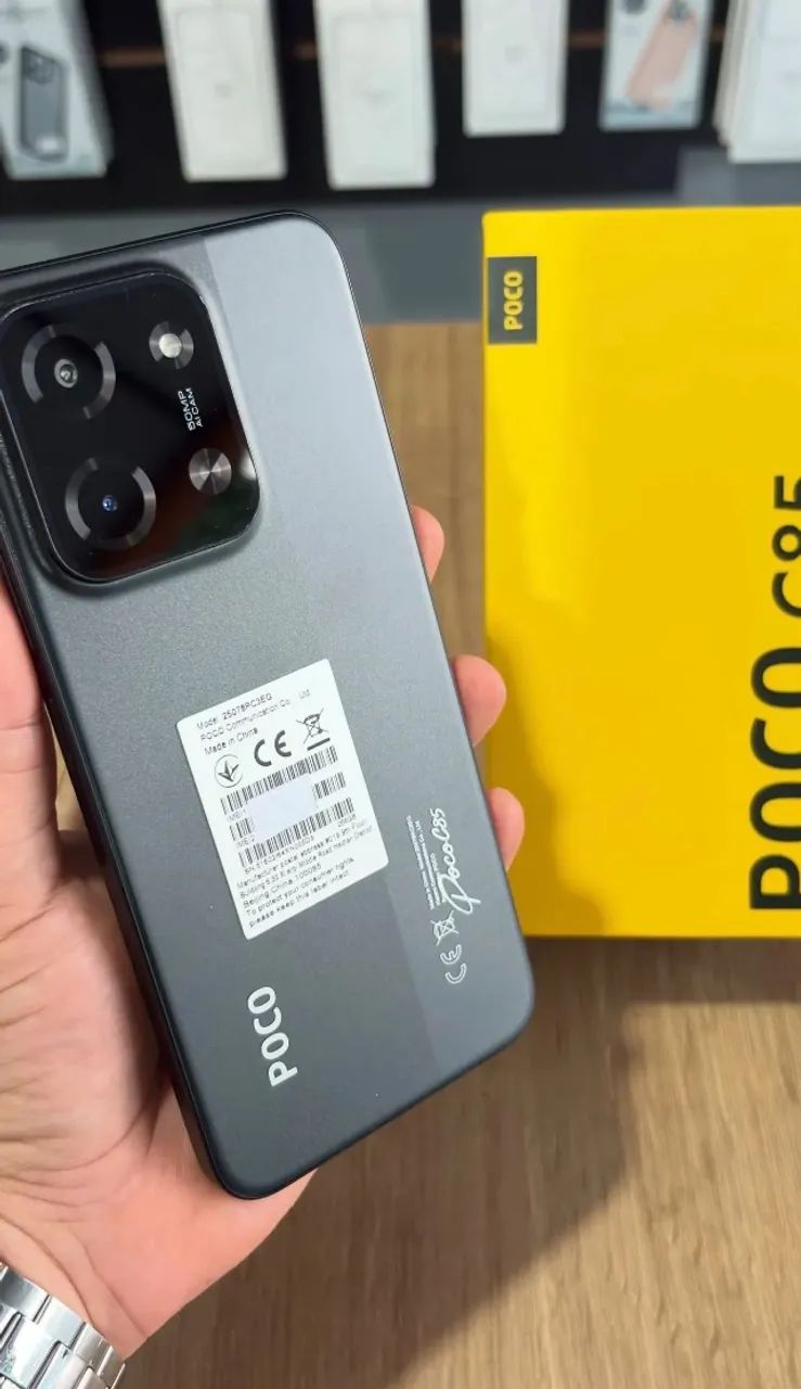 Celular Poco C85 com NFC de 256gb lacrado 