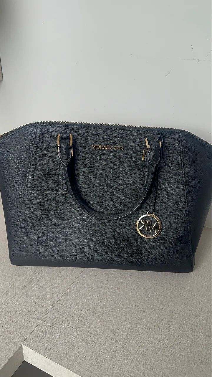 Bolsa Michael Kors Ciara Large Original - Preta - Foto 4