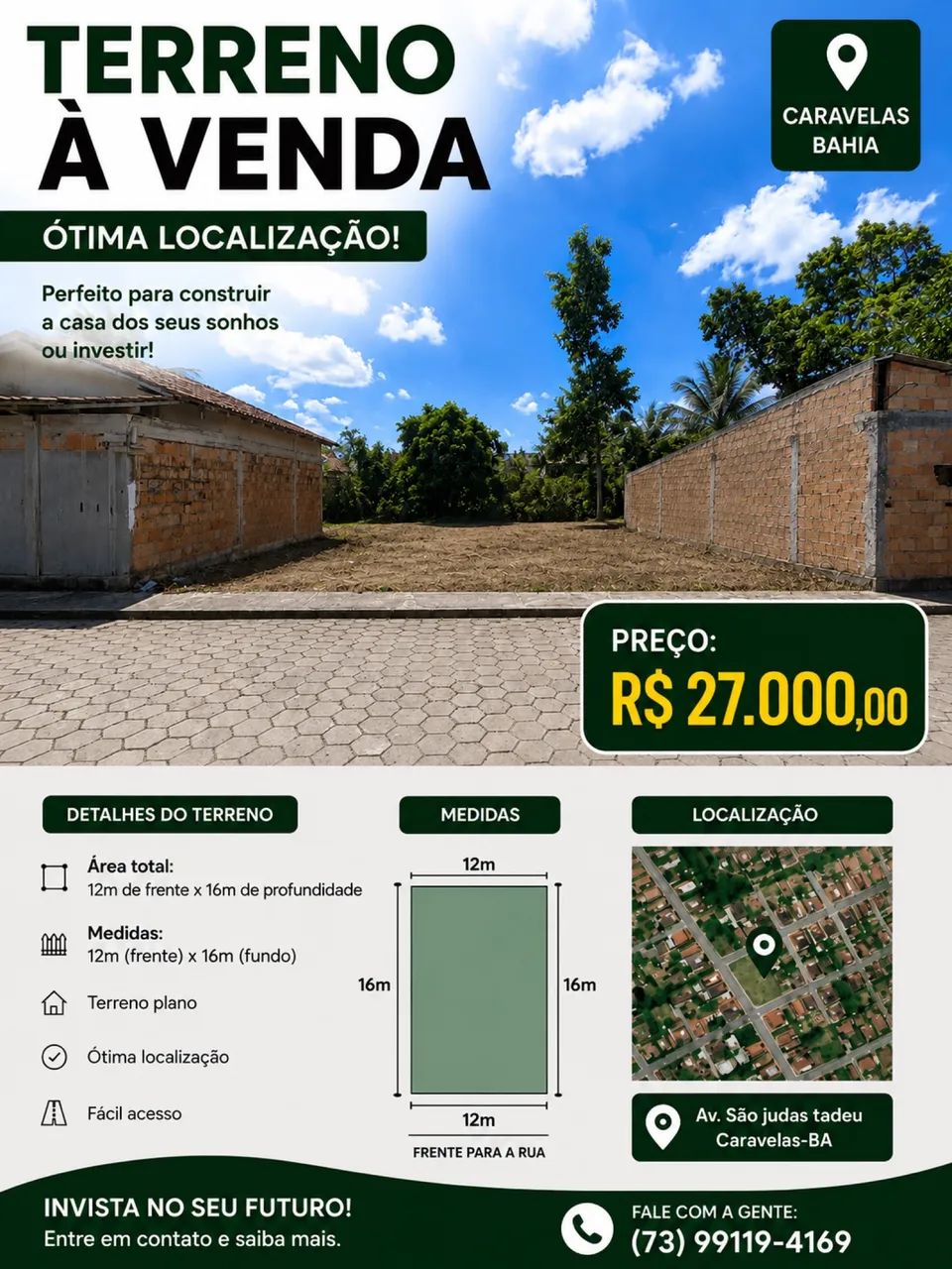 VENDE-SE TERRENO 
