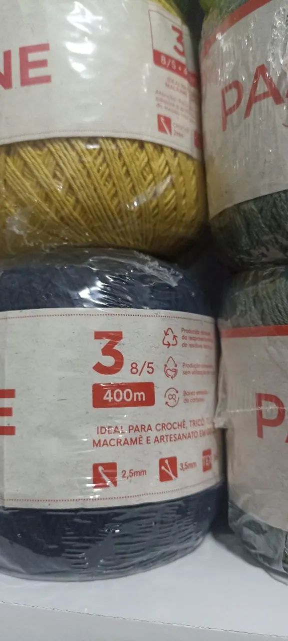 Linha para crochê  - Foto 3