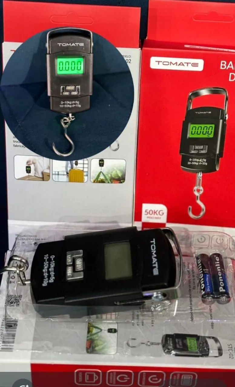 Balança Digital Com Gancho / Pesa Até 50kg  - Foto 3