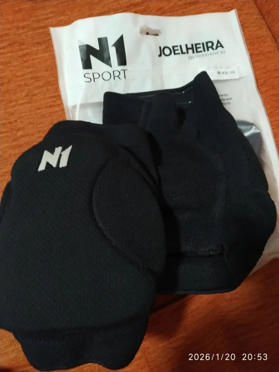 Joelheira N1Sport knit 3D tamanho G unissex nova - Foto 6