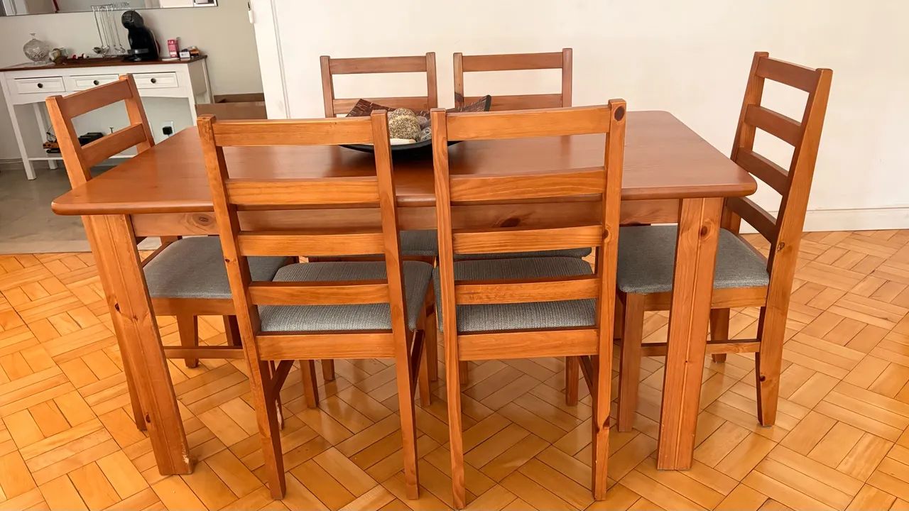 Mesa madeira 1.50 X 80  - Foto 2