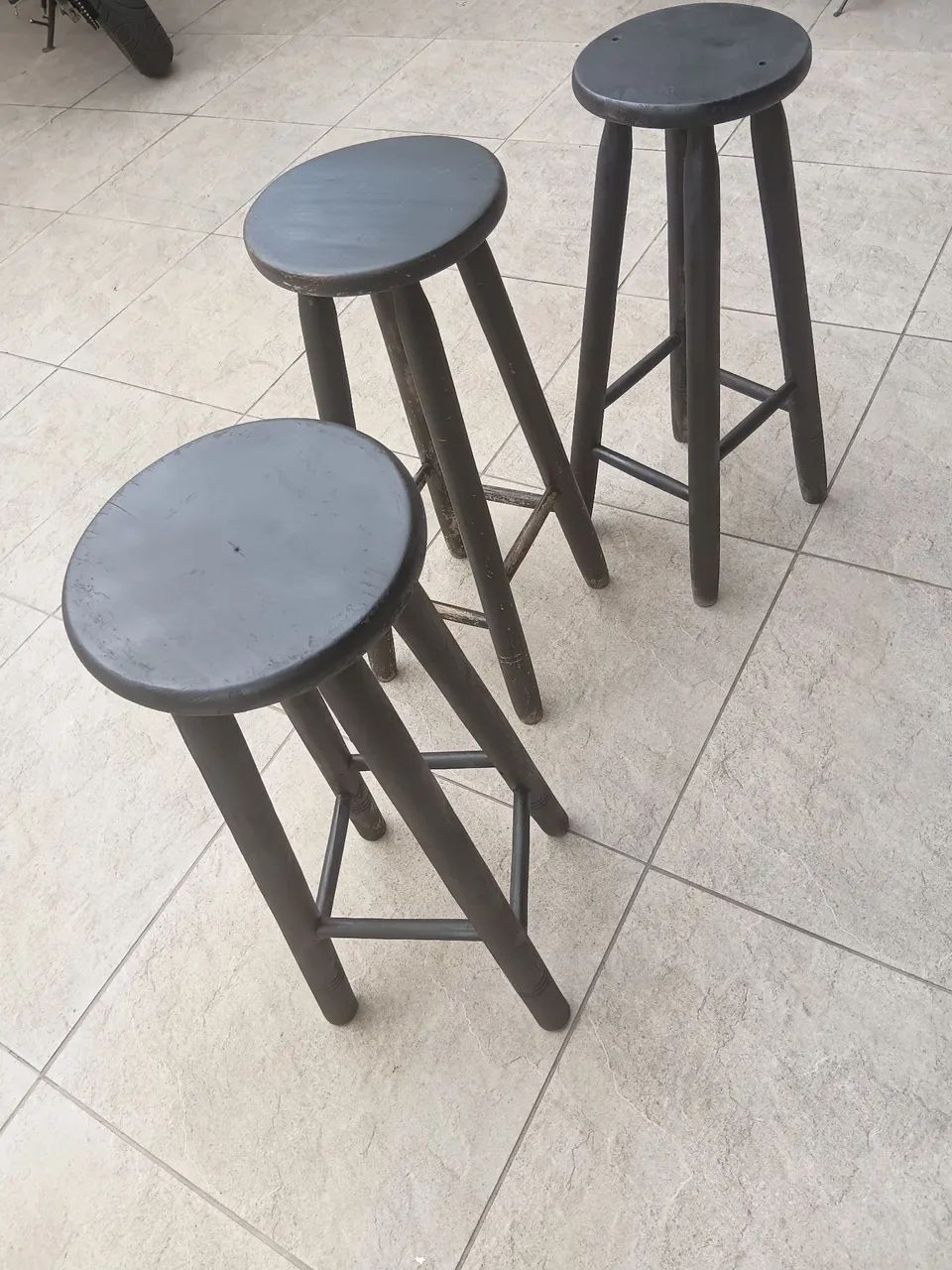3 Banqueta  madeira  - Foto 2