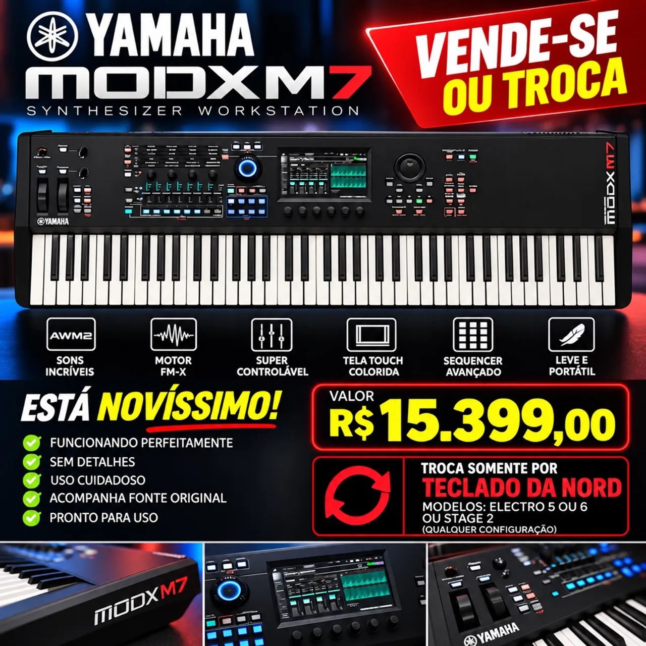 Vendo ou troco Modx M7 