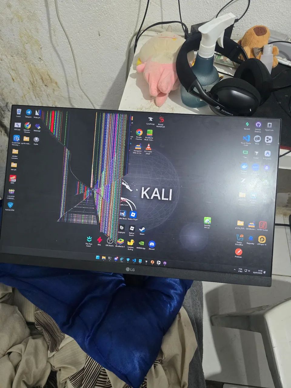 Monitor Gamer / LG Ultra Gear ( quebrado )