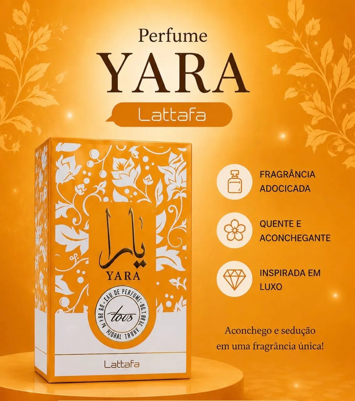 Perfume árabe original Lattafa Yara Tous