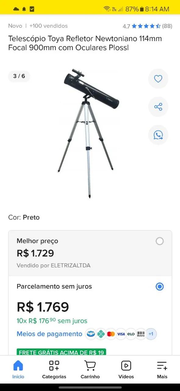TELESCOPIO 114MM TOYA - Foto 2