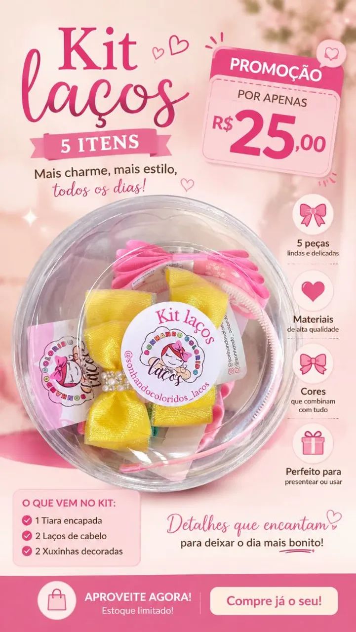 Kits laços  - Foto 2