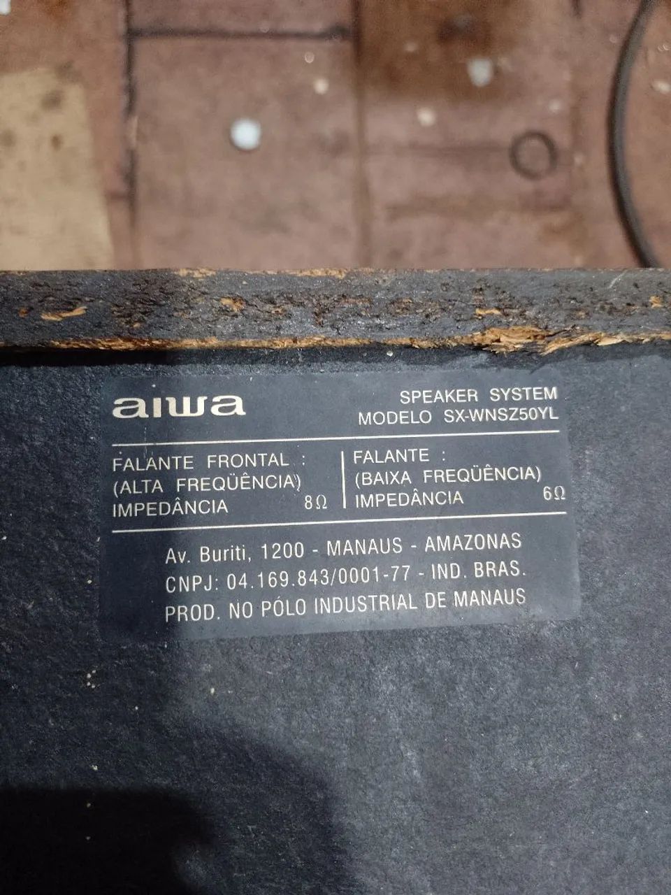 Caixas de som Aiwa  - Foto 3