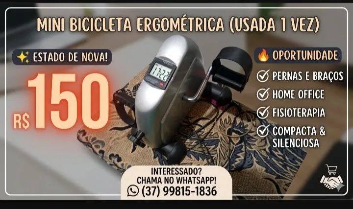 mini bicicleta ergométrica