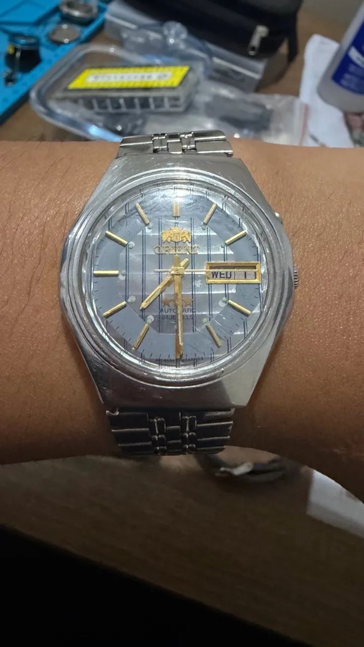 Relógio orient vintage automático 