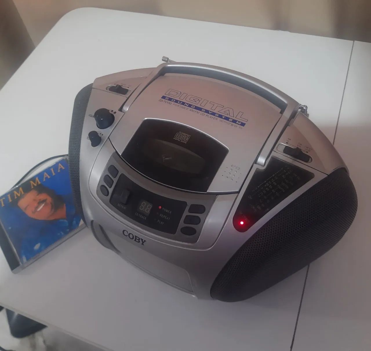 Rádio cd player antigo funcionando cd e rádio  - Foto 6