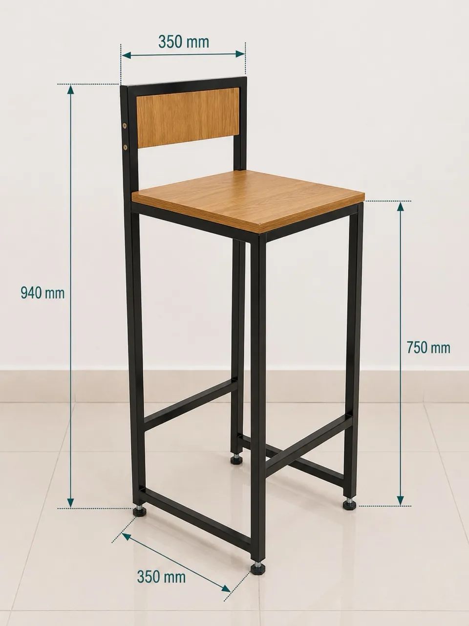 Banqueta estilo Industrial Premium - Foto 2
