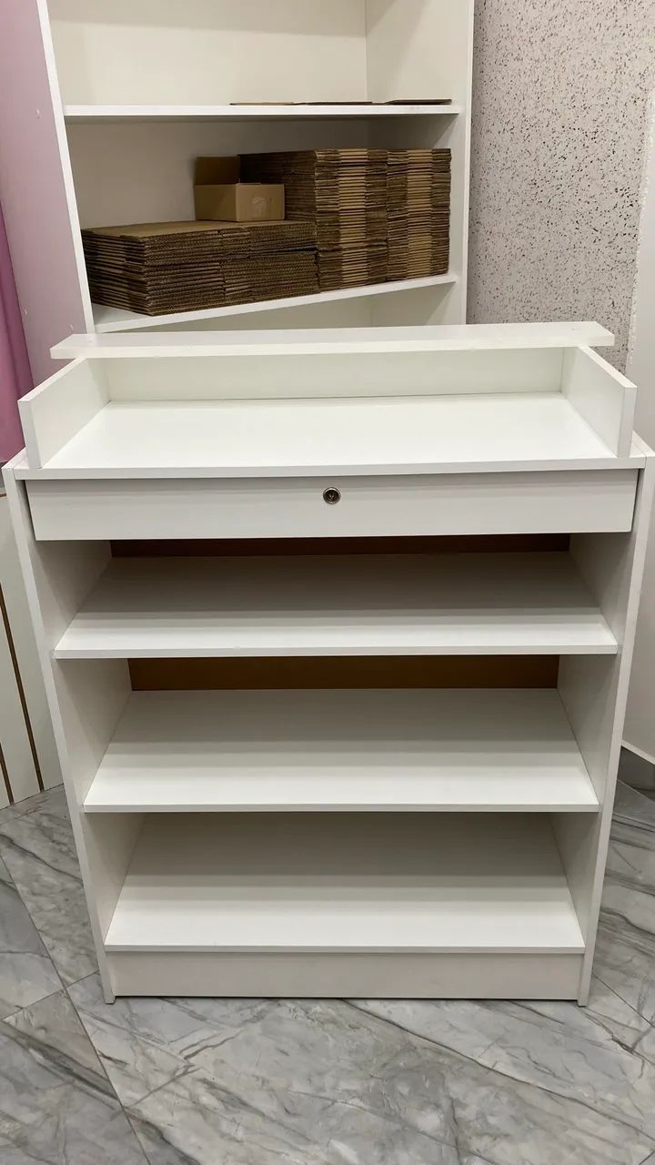 Balcão com caixa para Recepção Mdf - Foto 2