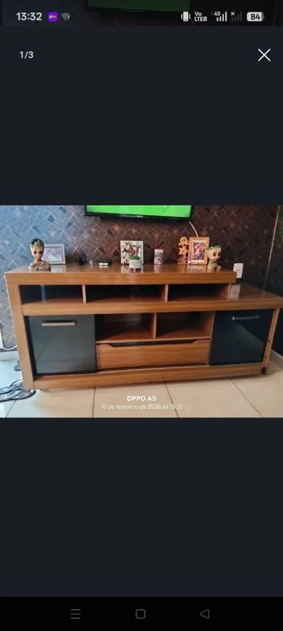 URGENTE Rack de Madeira (Não é MDF)