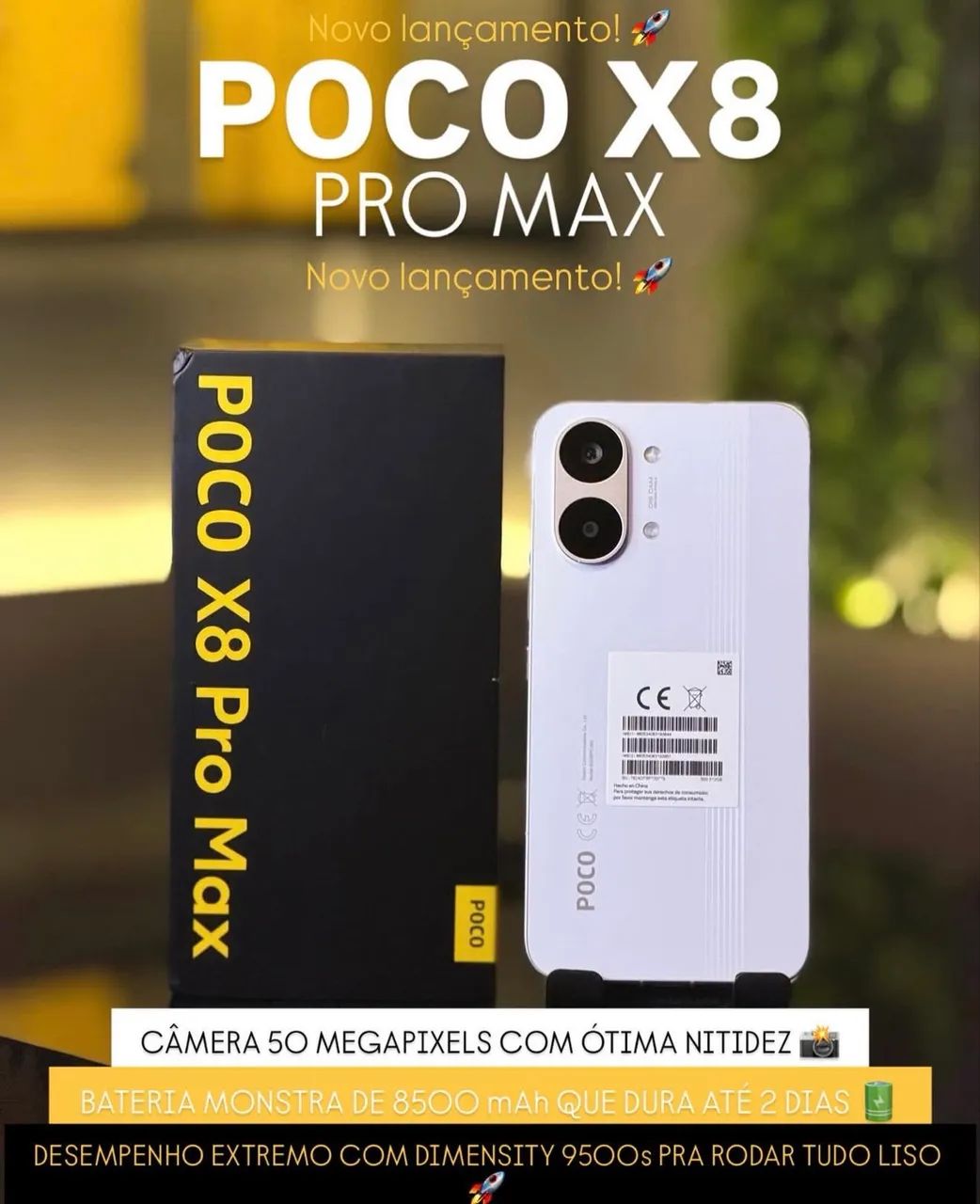 Poco x8 Pro Max 512/12-Lacrado