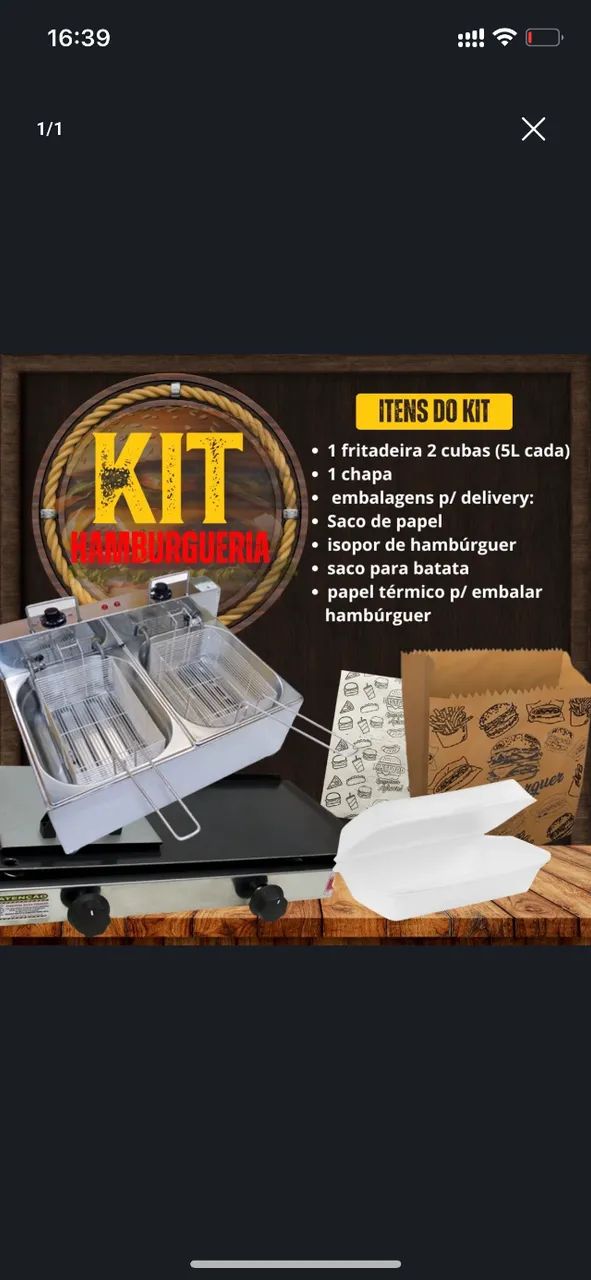 Kit Hamburgueria