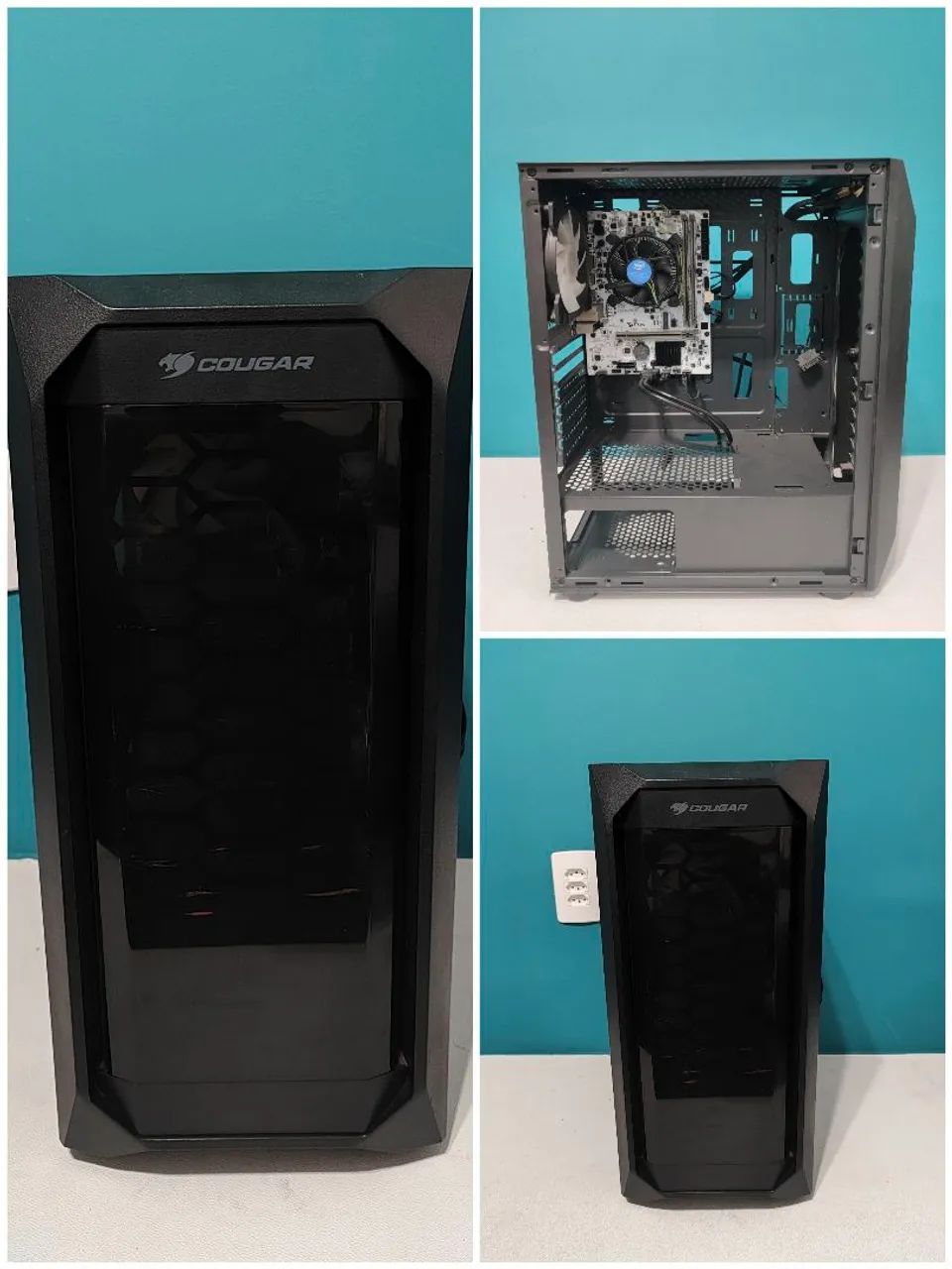 Gabinete Gamer Cougar com visual premium e ótimo airflow!