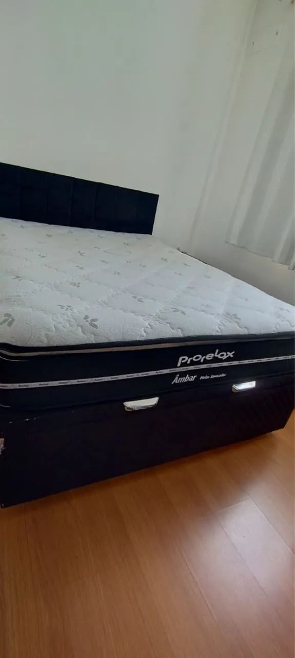 Cama box de casal com baú (incluso cabeceira) - Foto 3