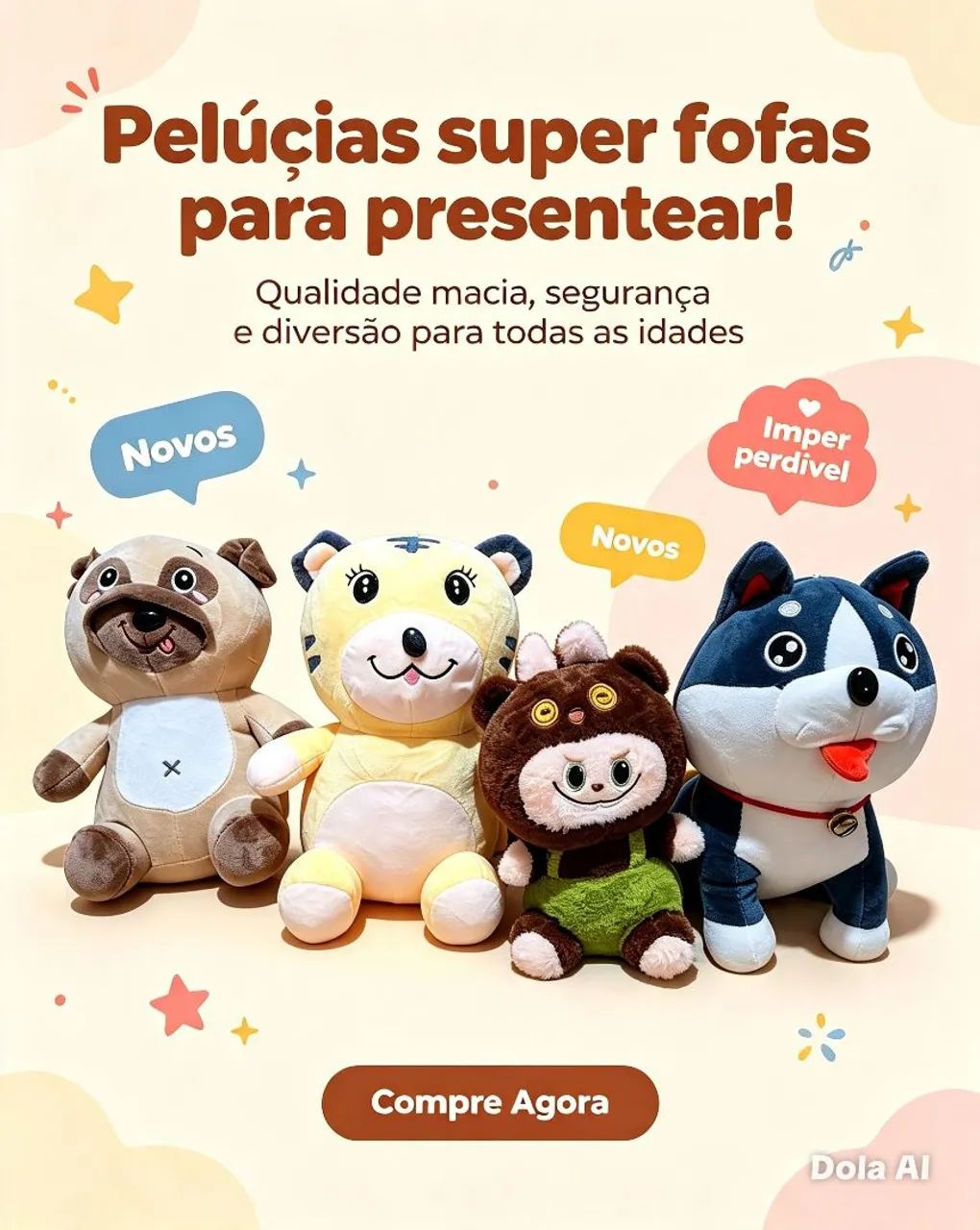 Pelúcias lindas 