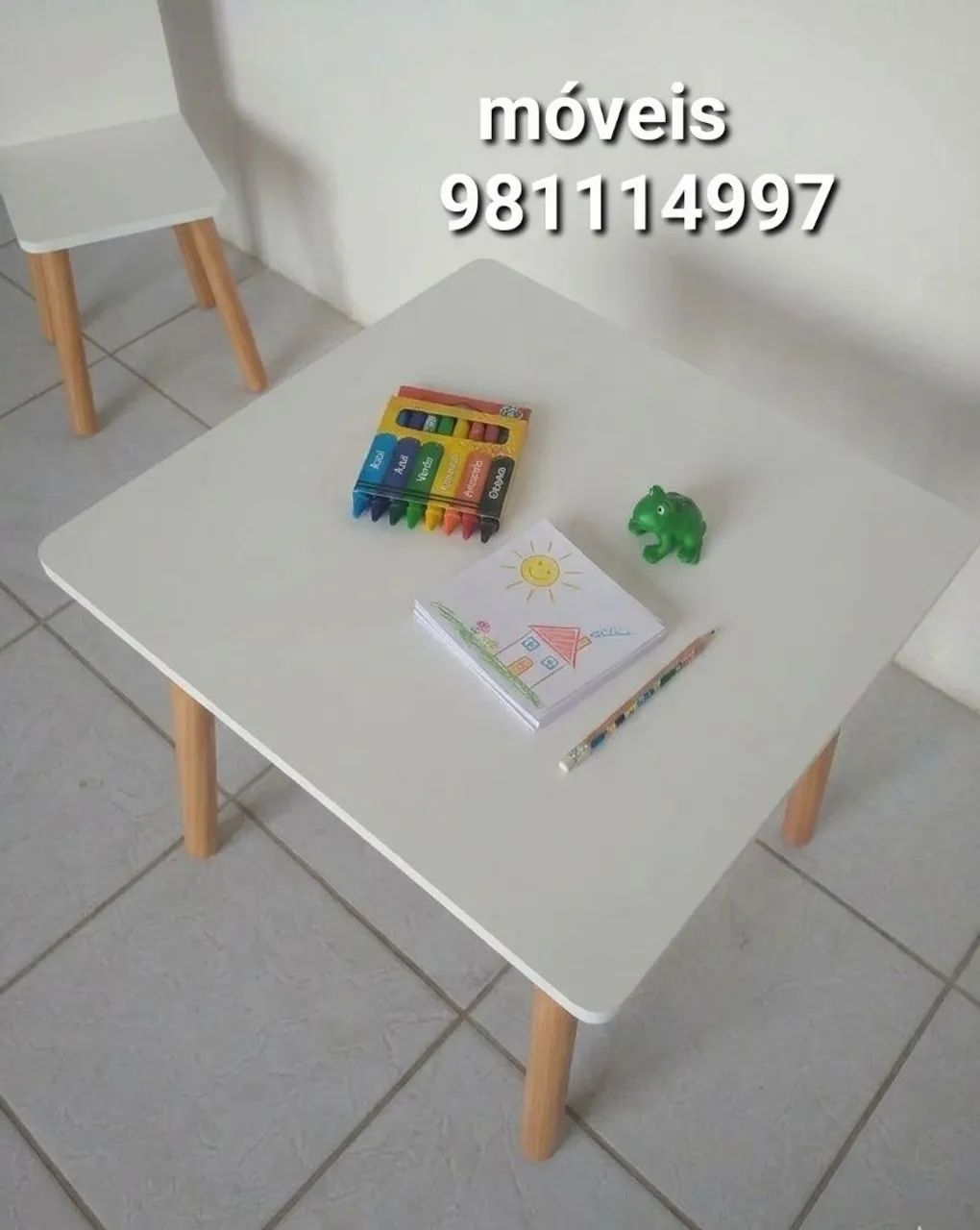 Mesas, cadeiras infantil aparti R$99 - Foto 4