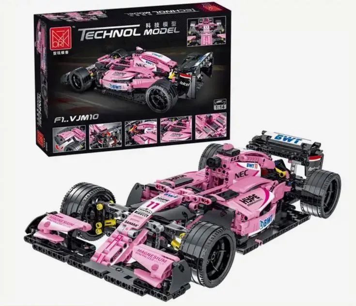 BLOCOS DE MONTAR CARRO DE FÓRMULA 1 1200 PEÇAS TIPO LEGO 