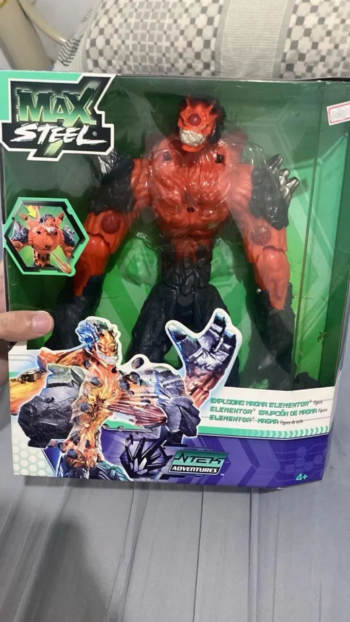 Boneco Max Steel - Elementor 