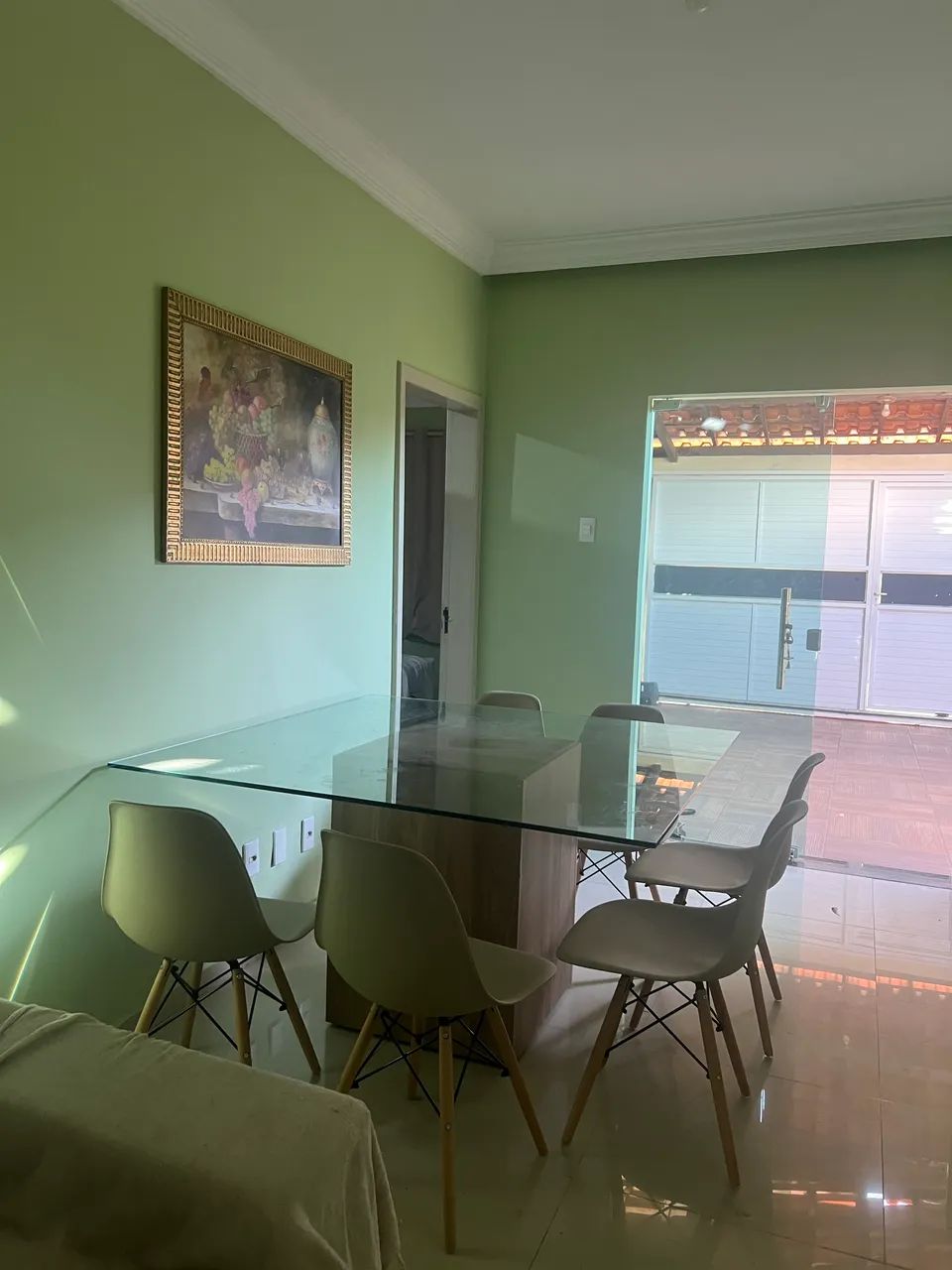Mesa nova grande com. 6 cadeiras  - Foto 4