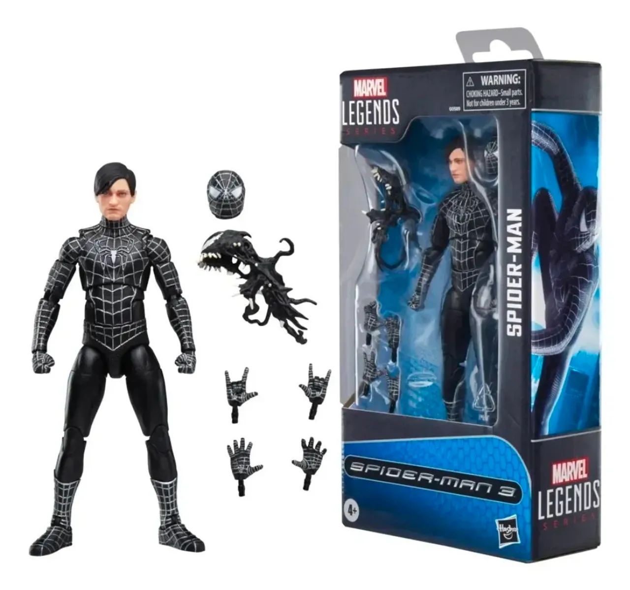 Marvel Legends Spider Man 3 Black Suit lacrado