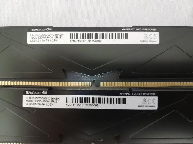 Memoria Ram T-force Vulcan Ddr5 32gb (2x16gb) 6000mhz Cl38 - Foto 4