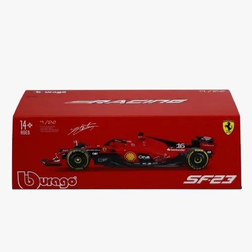 Ferrari SF-23 escala 1/24 com acrílico e piloto no cockpit  - Foto 2