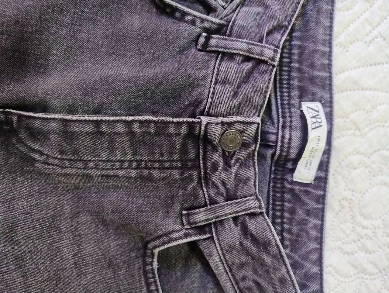 Calça Black jeans Zara 38  - Foto 2