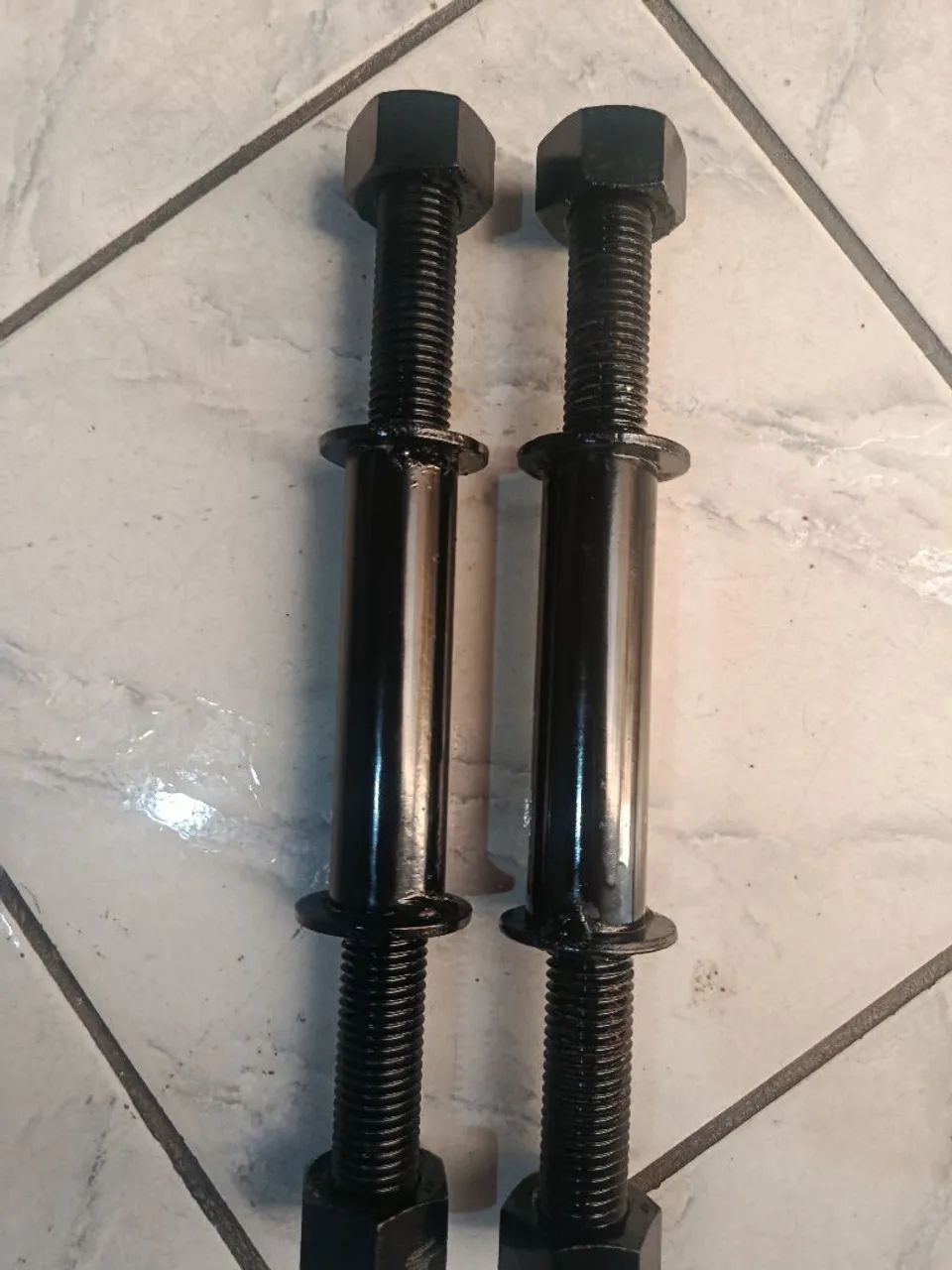 Par de halteres de rosca profissional novo