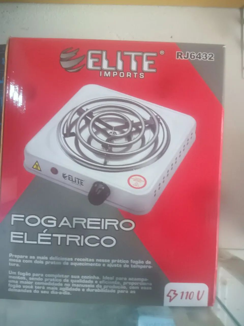 fogão elétrico de 1 boca 