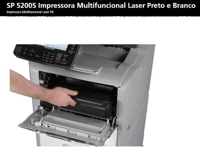 Impressora Multifuncional RICOH SP5200 (USADA) - Foto 4