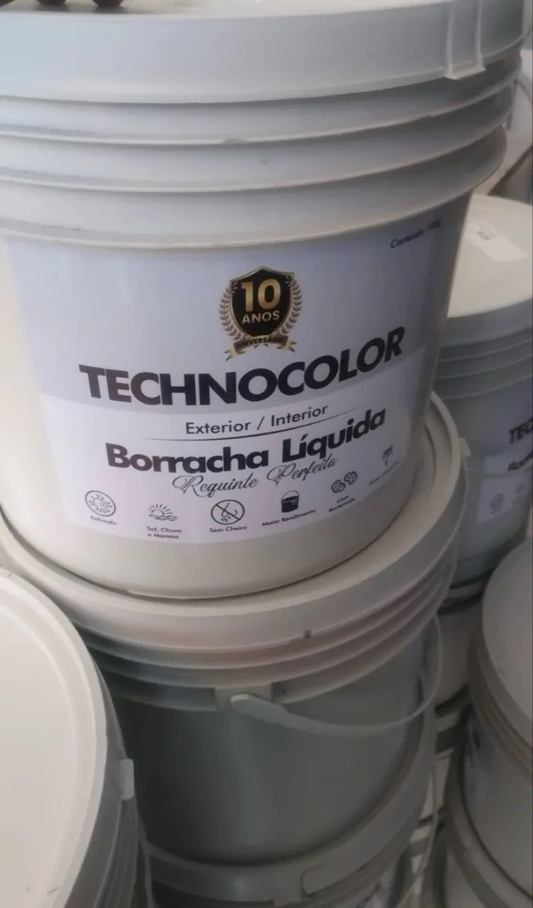 Tinta emborrachada só $$ 250 reais branca e cinza  - Foto 2