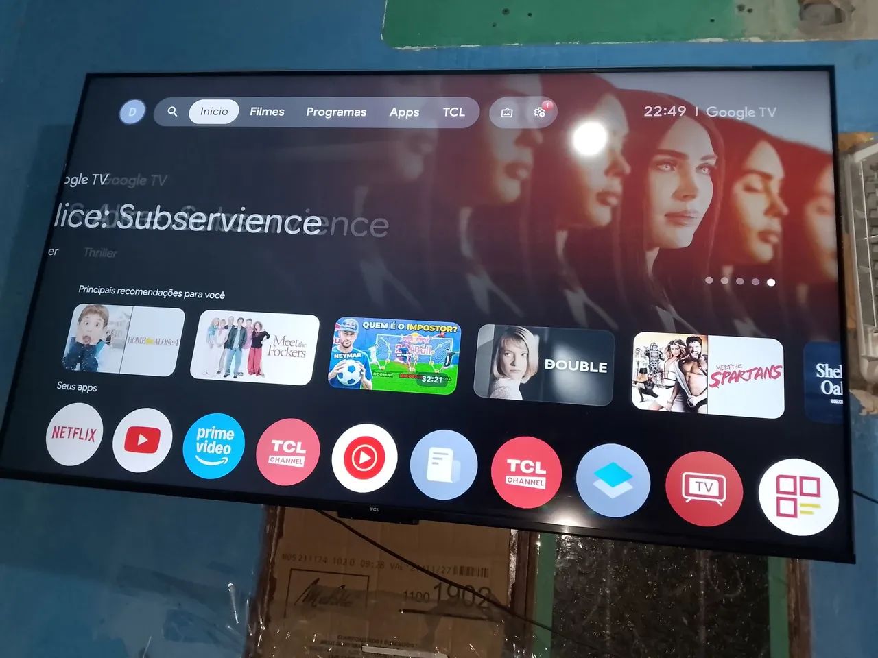 Vendo uma tv 55 polegadas TCL nova  - Foto 5
