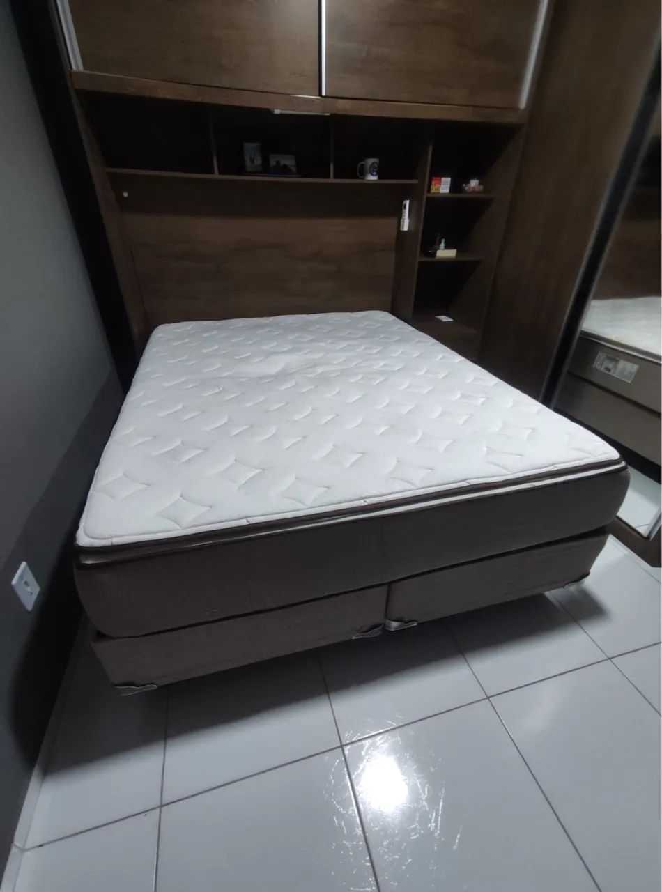 Cama Box Queen: Colchão Plumatex  - Foto 2