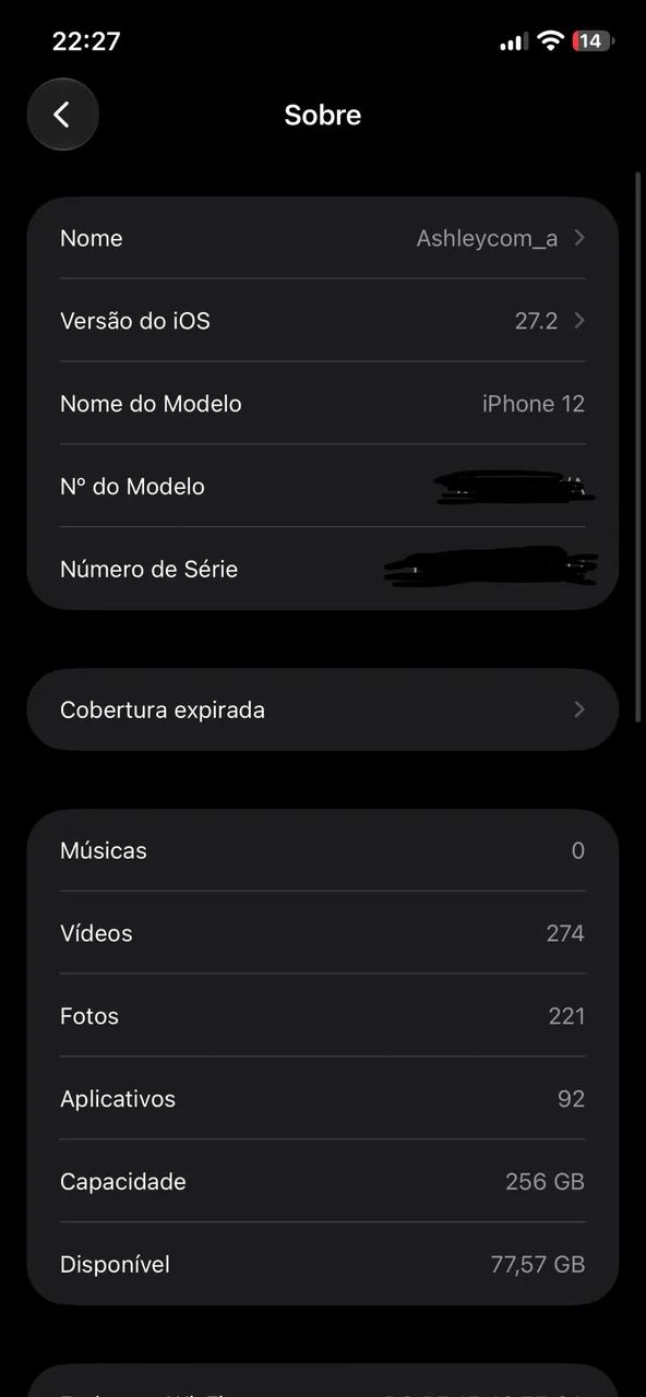 Troco iPhone 12