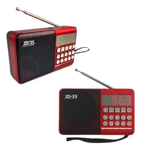 Rádio Portátil Bluetooth Usb/fm Jd-35 - Altomex - Foto 2