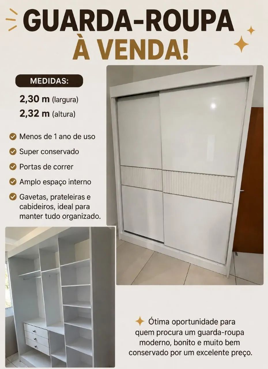 Vendo guarda roupa