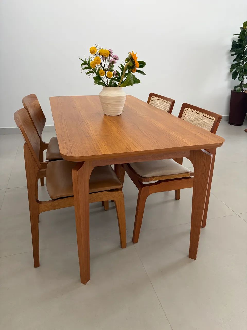 MESA DE JANTAR 1,60x 80 MDF - Foto 2