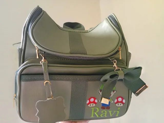  Mochila Maternidade Personalizada Luigi  - Foto 4