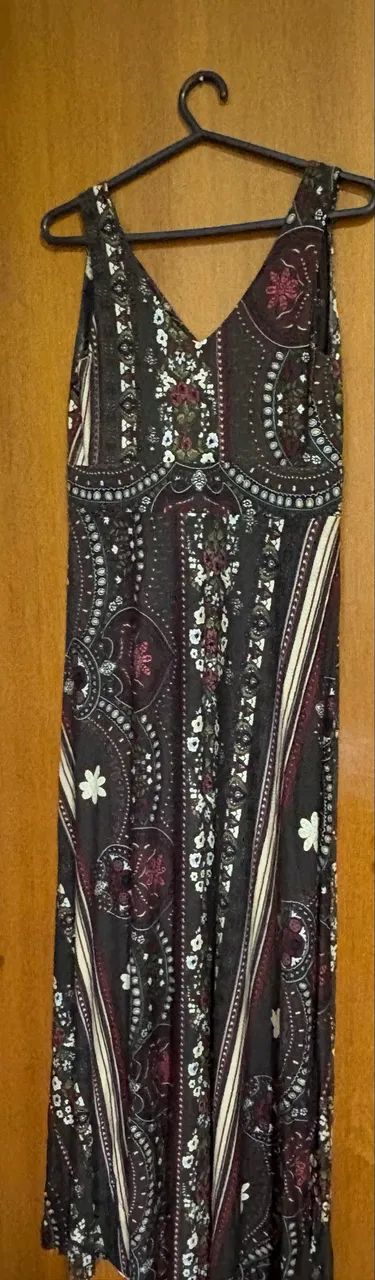 Vestido Longuete com forro 