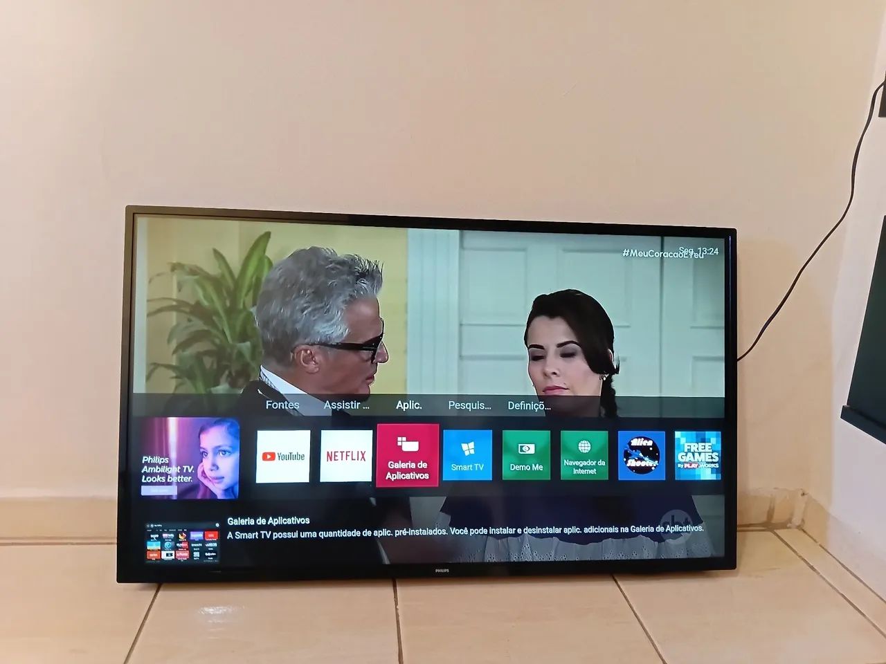 Smart tv Philips 43 polegadas funcionando certinho 