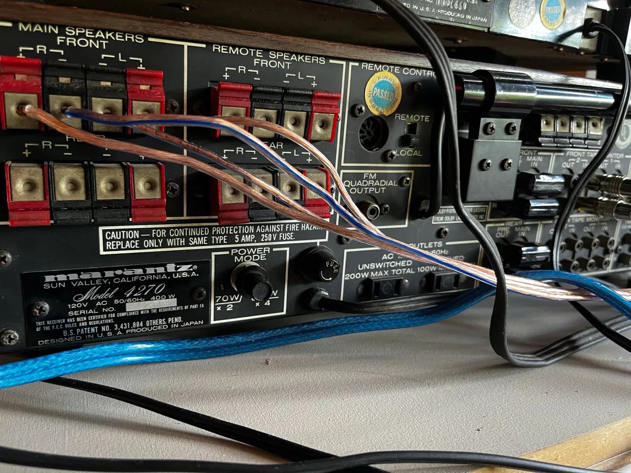 Receiver Marantz 4270 ( Sansui/ Akai/ Kenwood) - Foto 3