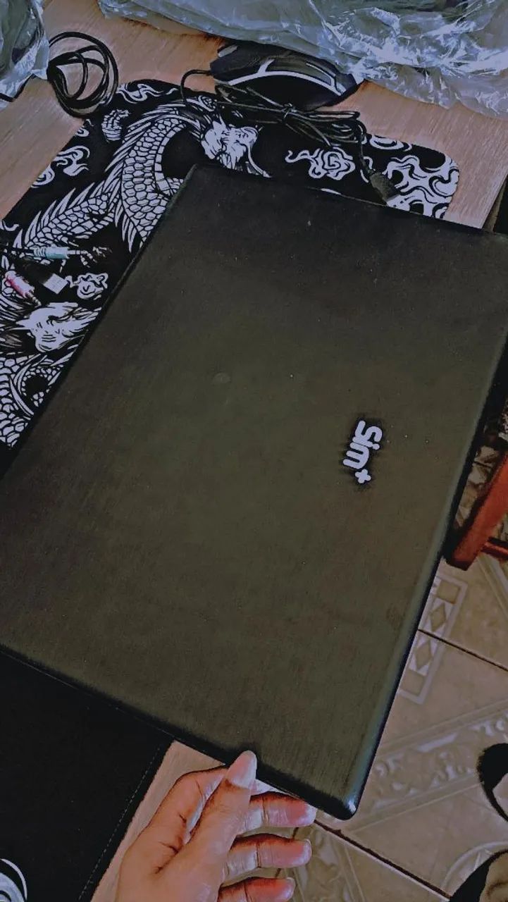 Notebook usado com defeito 