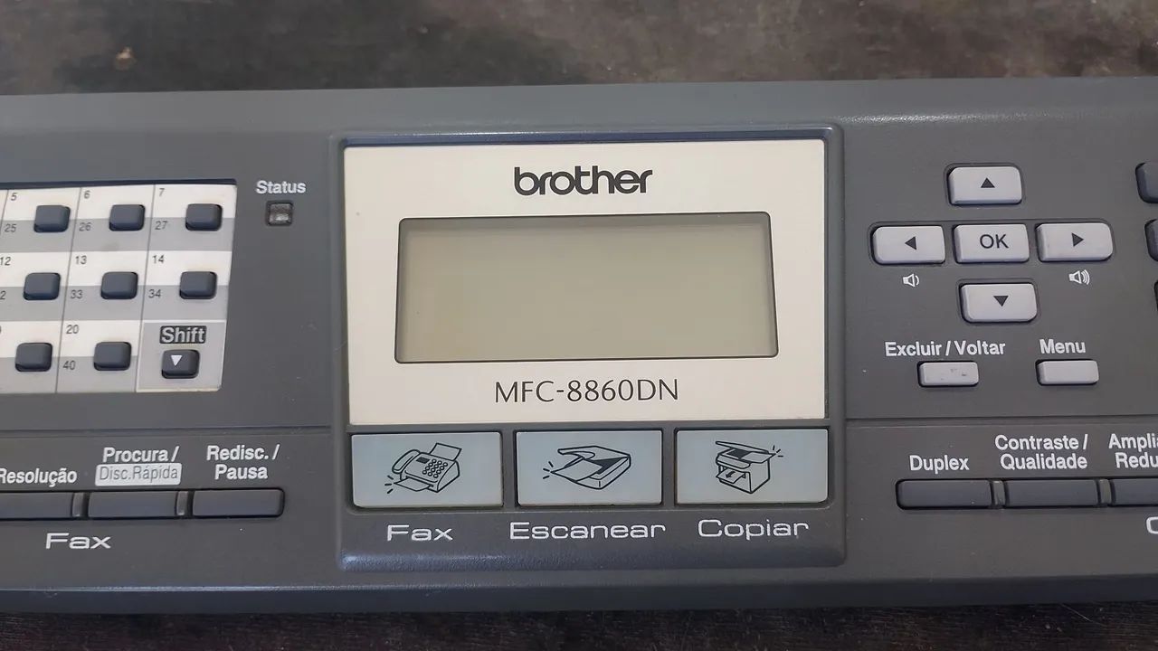Painel Brother MF 8860dn - Foto 2